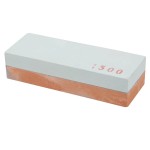 Barber razor and knives sharpening / polishing stone, granulation 400 - 1500, red - white